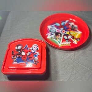 Spidey and Friends Red Dining Set